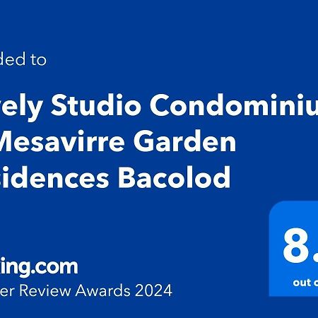 Lovely Studio Condominiums At Mesavirre Garden Residences Bacolod Exterior foto